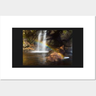 Rainbow Falls Scotland Posters and Art